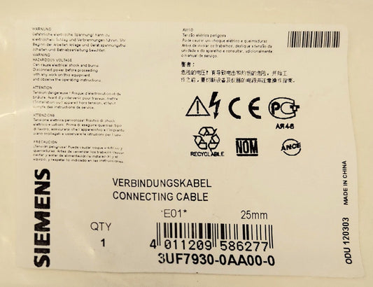 SIEMENS 3UF7930 0AA00 0 Interface System Extension Module Connecting Cable Flat