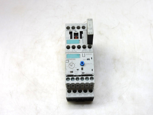 SIEMENS 3RT1015-1BB41 STARTER 24VDC W/ 3RB2016-1PB0 1-4A & 3RT1916-1DG00