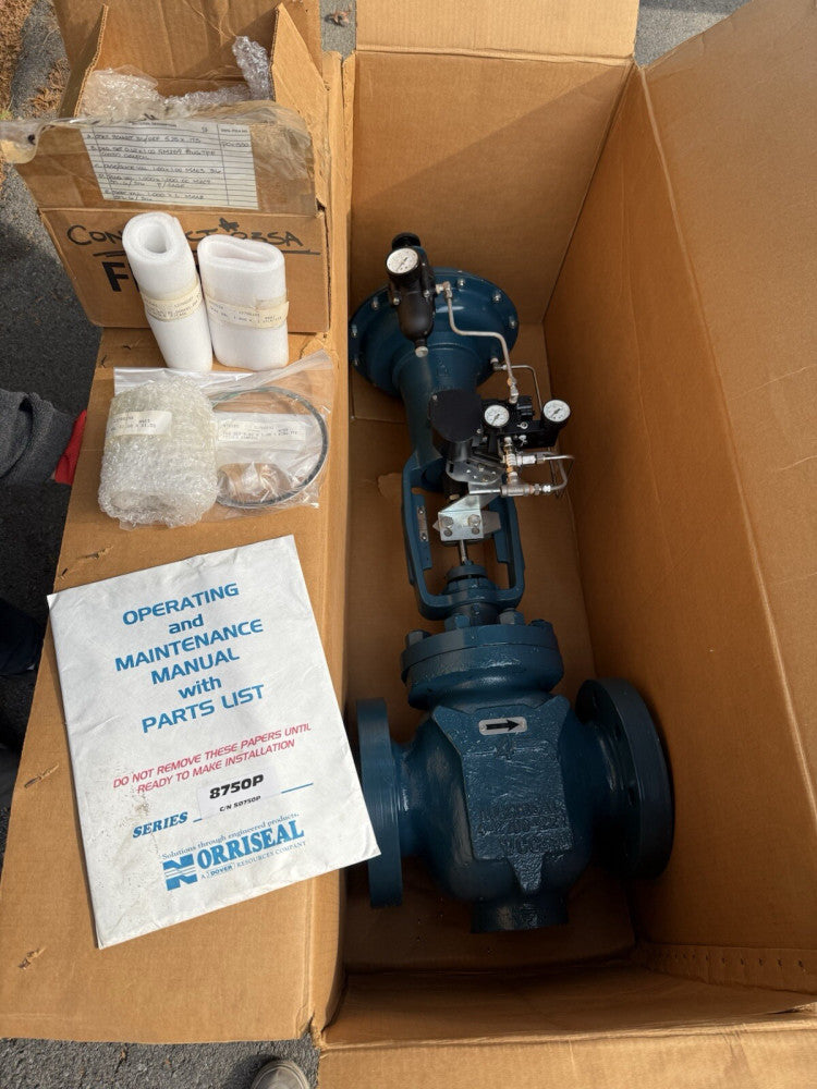 Norriseal 4" 2700A Series Control Valve RF-14TGSG12NX with 8750 Positioner - New