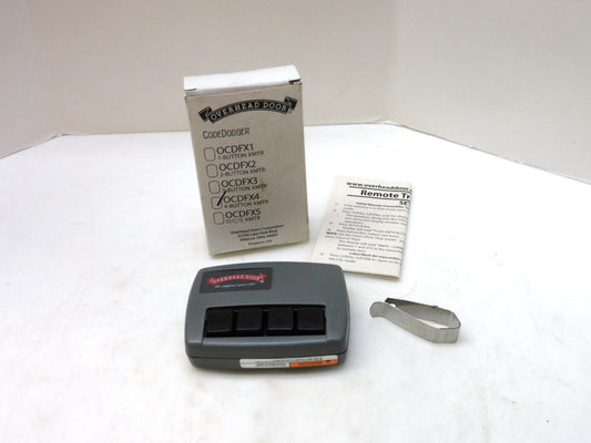 OVERHEAD DOOR OCDFX4 CODE DODGER 4-BUTTON TRANSMITTER