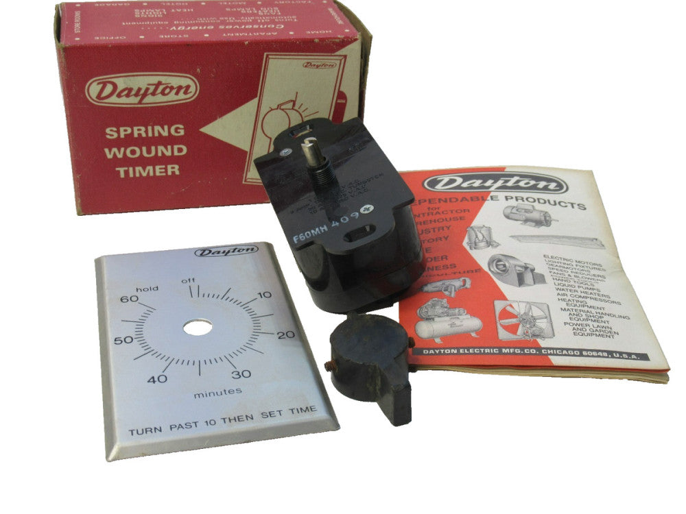 Dayton 2E270A 60min Timer With Hold Feature (New)