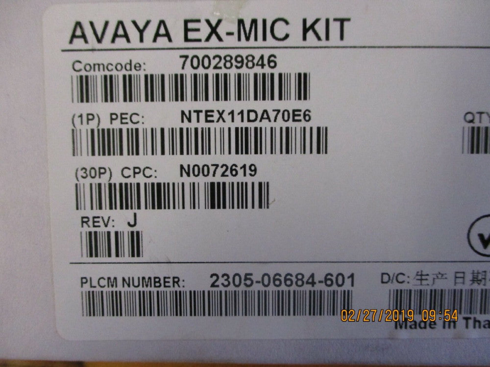 NTEX11DA70E6 AVAYA IP AUDIO CONFERENCE PHONE 2033 (ROHS) EXTENSION BRAND NEW!
