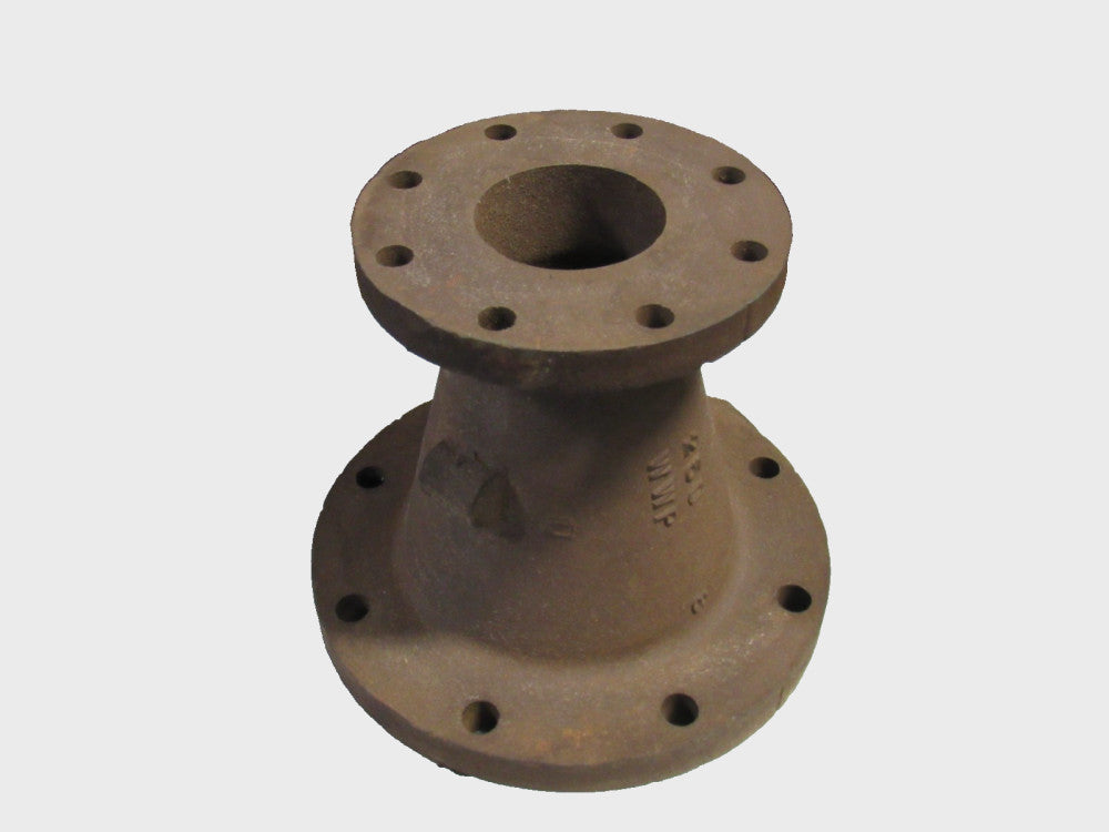 Stockham 8" x 4" 8 Bolt Flange Cast Iron Pipe Reducer 125S 250WWP New