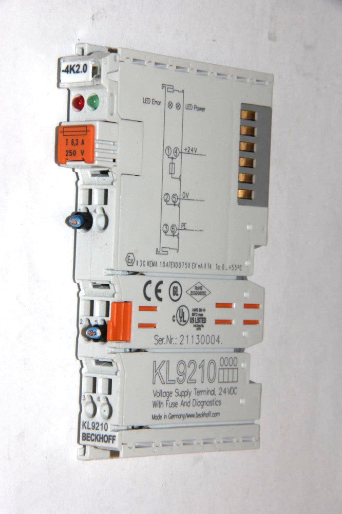 BECKHOFF KL9210 Power Supply Terminal