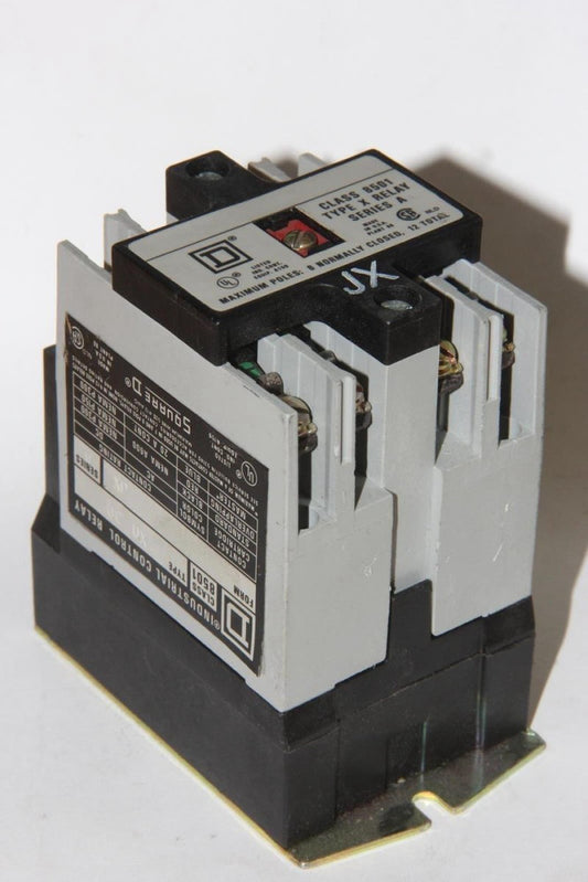 SQUARE D 8501X030 Type X Series A Industrial Control Relay