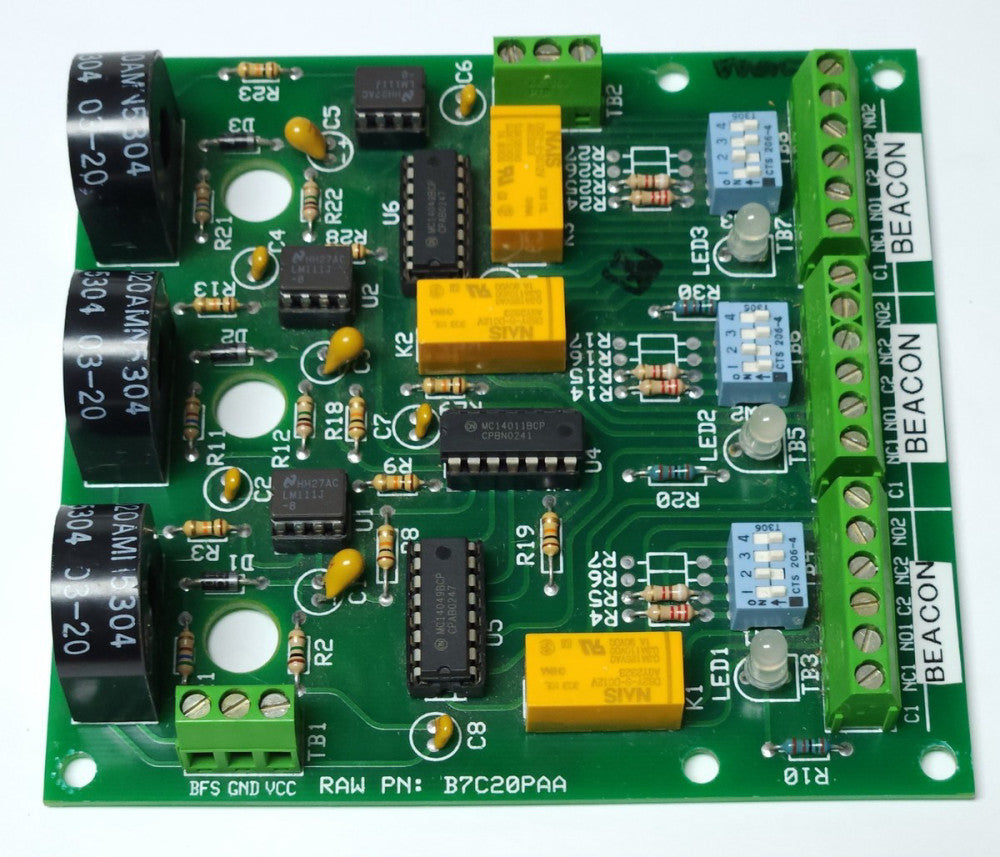 HONEYWELL B7C20PAA FLASHING STROBE BEACON LIGHT Control Alarm Module