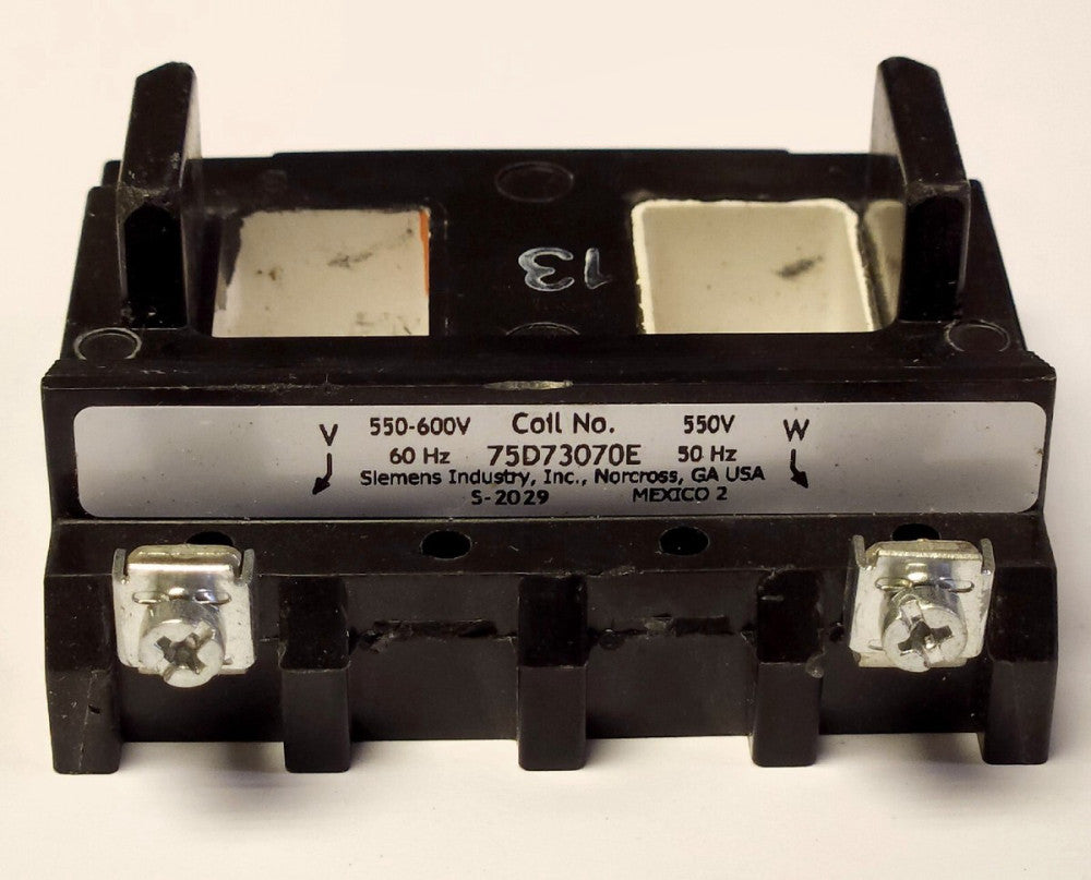 SIEMENS FURNAS 75D73070E 550-600 VAC Size 00 - Size 2.5 Coil