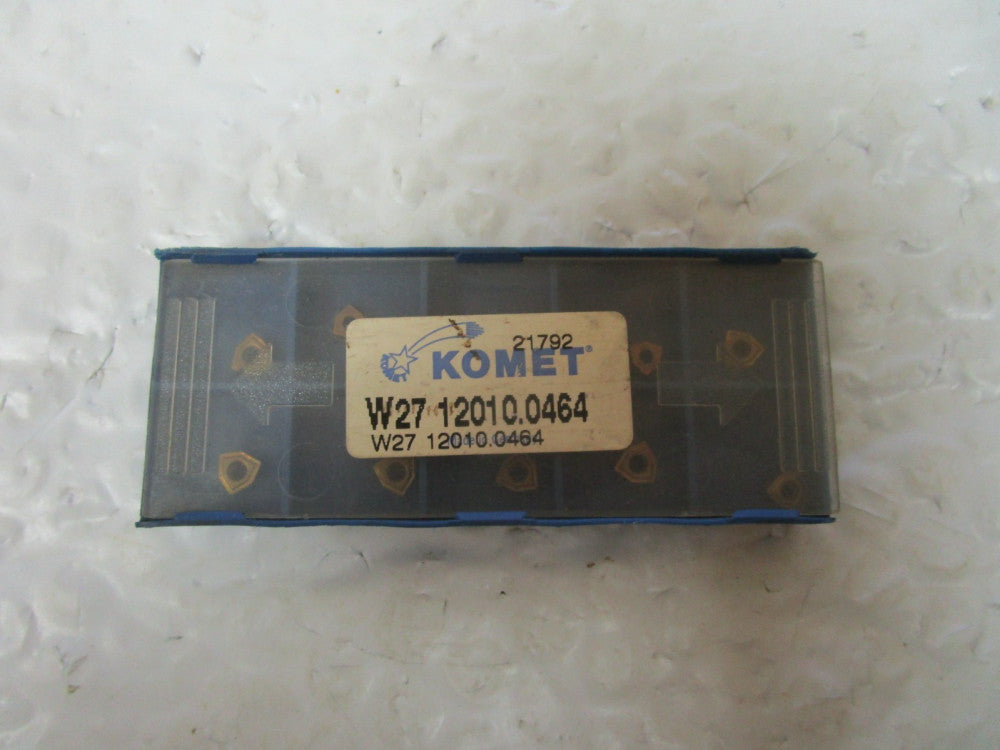 Lot Of 10 Komet Carbide Inserts W27 12010.0464