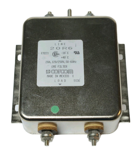 CORCOM 206R EMI FILTER 20 AMP 120 250 Volt F7221