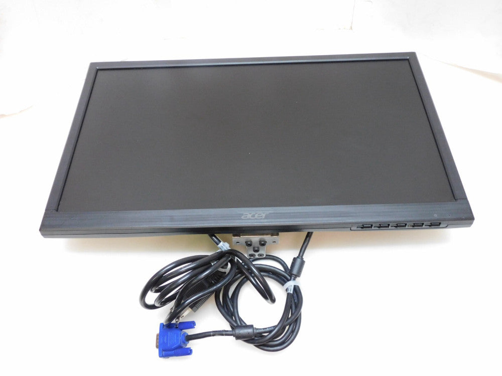 ACER EB192Q 16" LCD MONITOR 100-240V~50/60Hz 0.5A EB192QB W/ CABLES