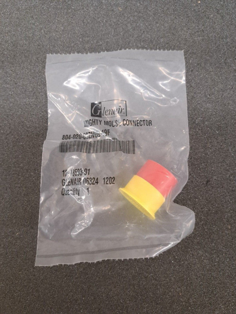 New, Glenair, 804-020-00ZNU9-19F, PCB RCPT ALUM/ZINC WATERPROOF