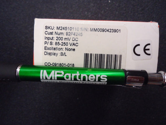 Simpson M24510110 Digital Panel Meters 4-1/2 BKLT 85-250VAC 20 1. Brand New!