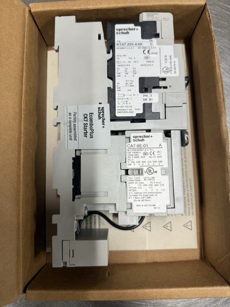 SPRECHER & SCHUH CK7-9E-01-24E-AS4.0A-T10A EcomboPlus CK7 Starter New