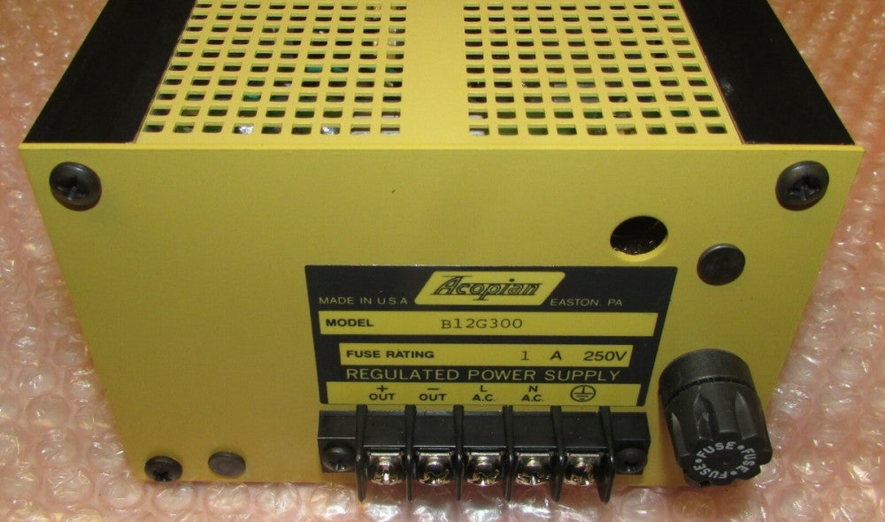 ACOPIAN B12G300 1 Amp 250V Regulated Power Supply