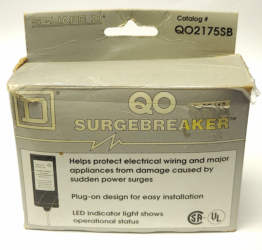 SQUARE D QO2175SB 2 Pole Type QO Surge Breaker Surge Arrester Device 175 VAC