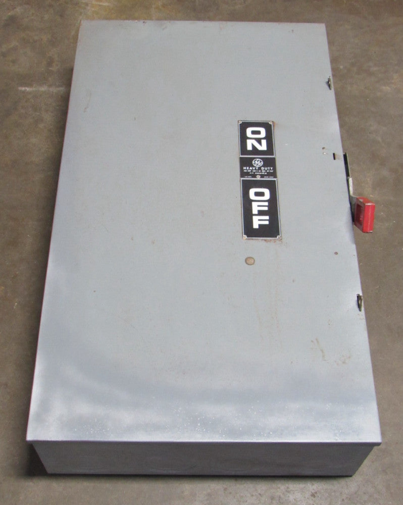 GE Fusible Heavy Duty Safety Switch 400 A Amp 600Vac 350 Hp (Model Unkown)