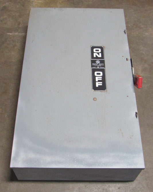 GE Fusible Heavy Duty Safety Switch 400 A Amp 600Vac 350 Hp (Model Unkown)