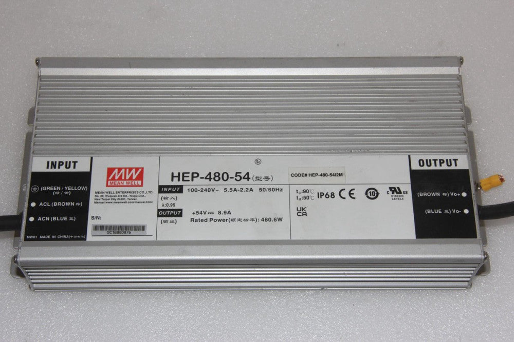 MEAN WELL HEP-480-54 54V 8.9A 100-240V Input 480W Switching Power Supply