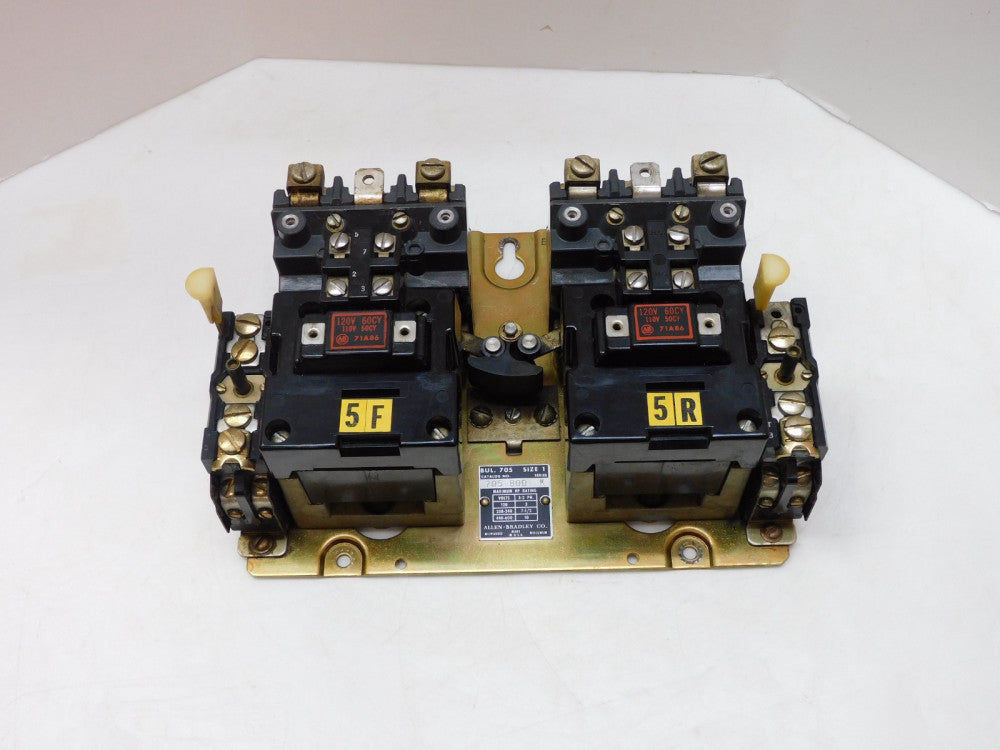 ALLEN BRADLEY 705-B0D SER K BUL 705 REVERSING STARTER 120V COIL