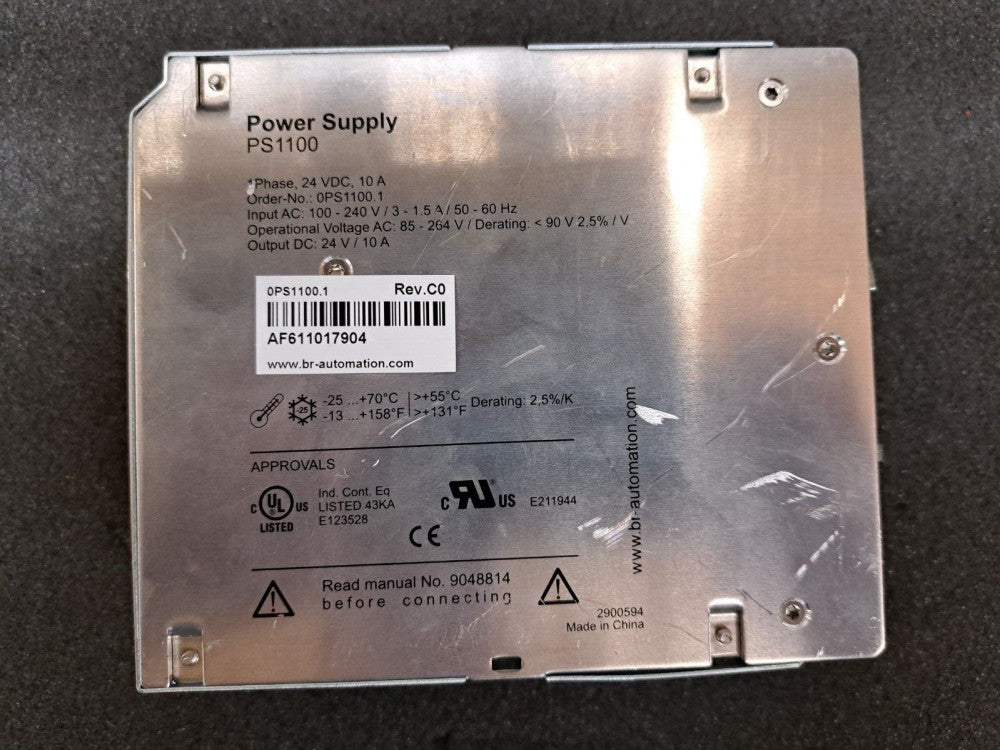 Used, B&R Automation, PS1100, Power Supply OPS1100.1 24vdc 10amp
