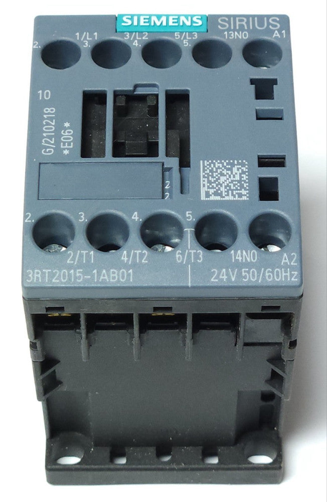 SIEMENS 3RT2015 1AB01 SIRIUS Contactor 1 NO 1 Auxiliary Pole 24 Volt