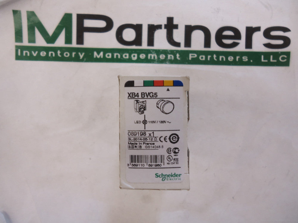 XB4BVG5, Pushbutton Light Module 120V 22mmxB4, BRAND NEW!