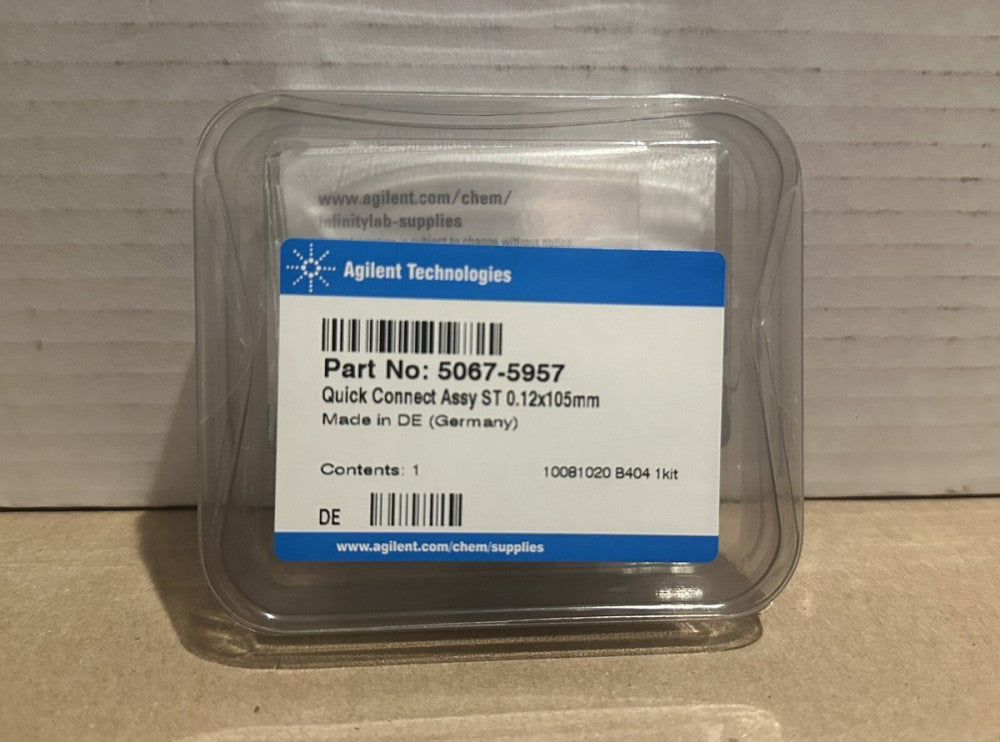 New Agilent 5067-5957 InfinityLabs Quick Connect Assembly ST 0.12 x 105mm  New