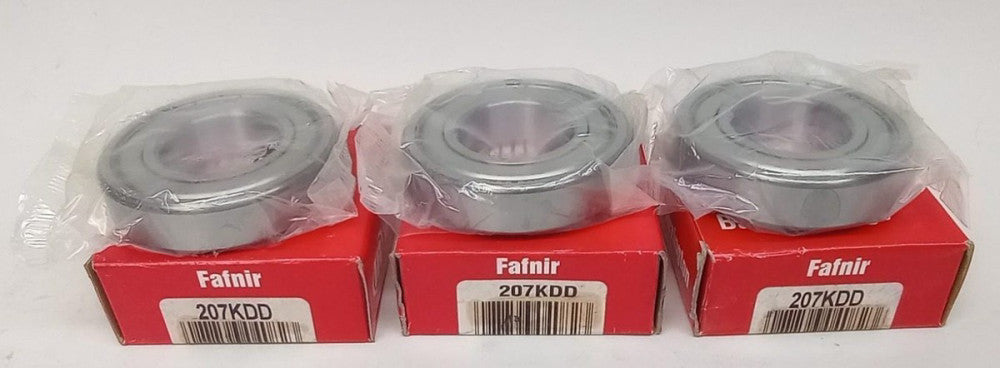 Fafnir 207KDD Ball Bearing Deep Groove 35X72X17mm Double Shielded (Pack of 3)
