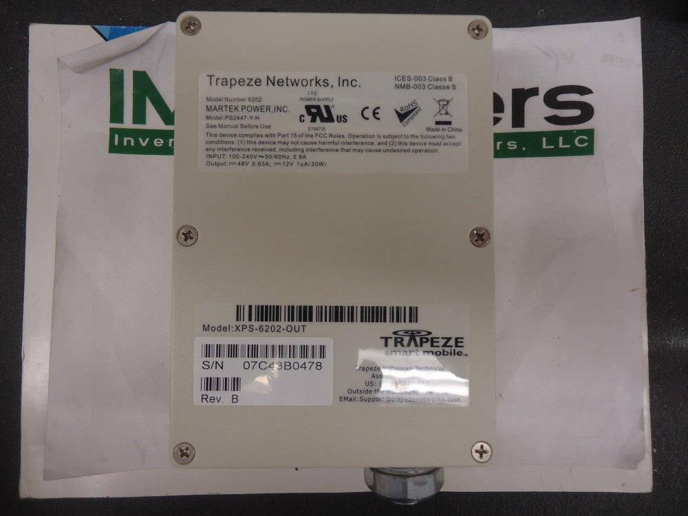 XPS-6202-OUT, Trapeze Networks, Outdoor Power Unit Cond., BRAND NEW!