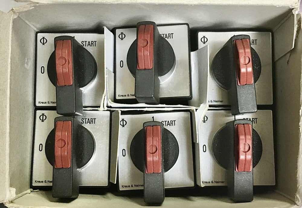 KRAUS & NAIMER AT18Q38589/200 One Pos. Momentary Start Selector Switch