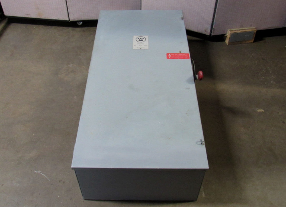 Westinghouse Fusible Heavy Duty Safety Switch HF366 600 A Amp 3P 240/480/600V