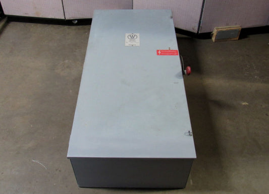 Westinghouse Fusible Heavy Duty Safety Switch HF366 600 A Amp 3P 240/480/600V