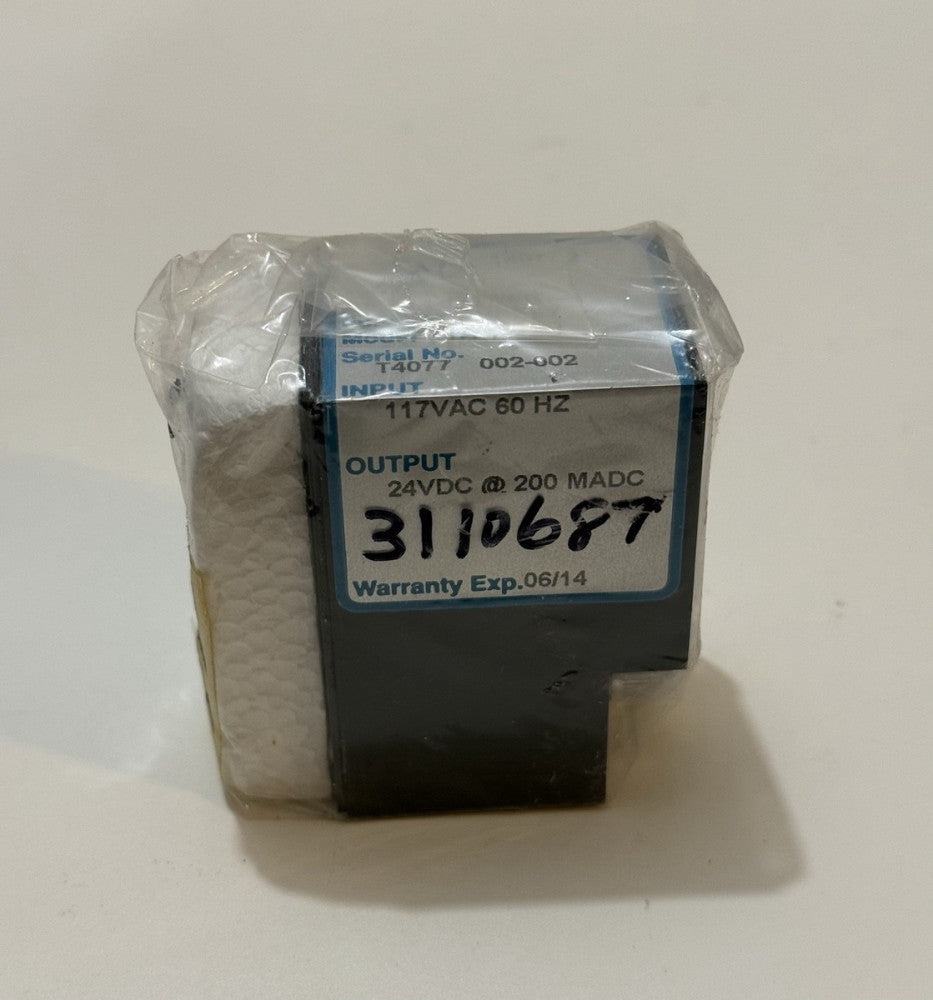 New AGM TA 4552-1 Power Supply 117 VAC INPUT , 24 VDC @ 200 MADC