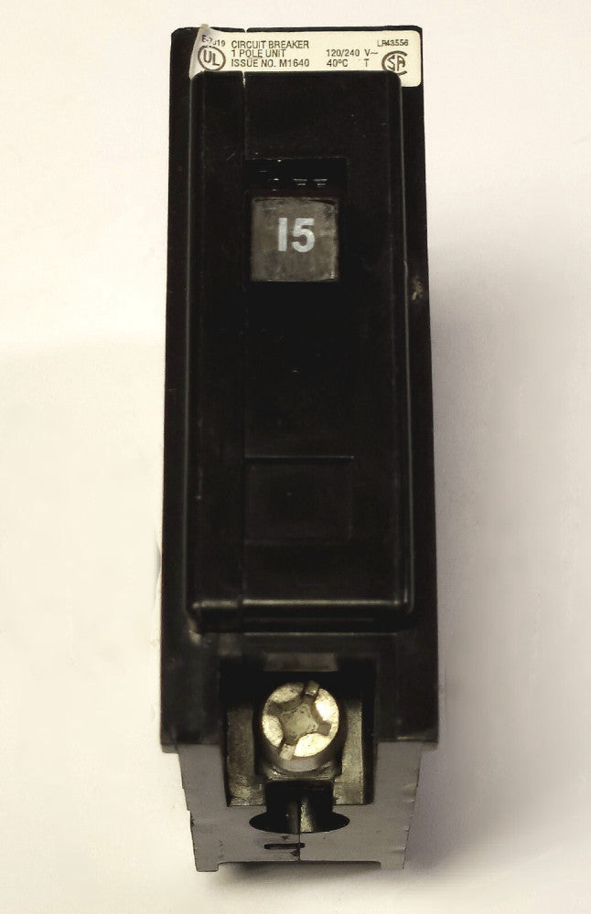 EATON CUTLER HAMMER QBHW1015 Single Pole 15 AMP QBH 22 Kaic Circuit Breaker 120
