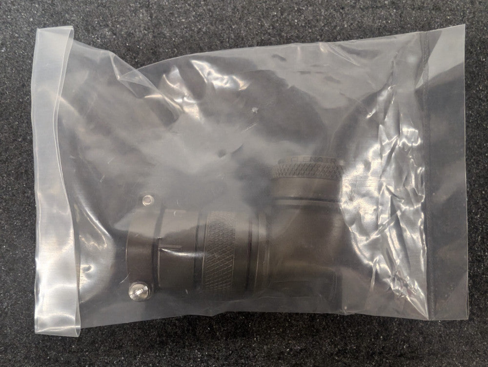 New, Glenair, 390MA077NF1208, CONNECTOR BACKSHELL 90 ENTRY
