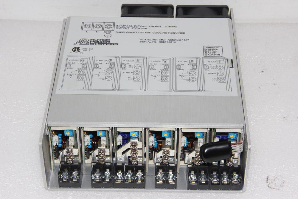 AUTEC POWER SYSTEMS MCF-XSSXSS-1587 Multi-Channel Power Supply NEW