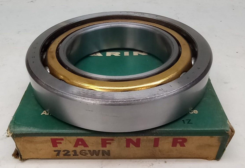 Fafnir 7216WN-DUM Angular Contact Ball Bearing 80X140X26mm 7216WNDUM