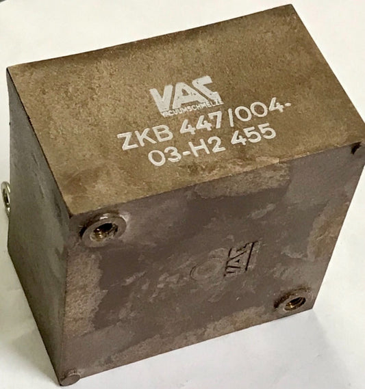 VAC VACUUMSCHMELZE ZKB 447 004 03 H2 455 Transformer Control Module