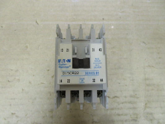 CUTLER HAMMER CONTACTOR D15CR22 SER B1 240V COIL