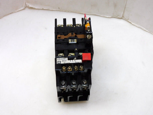 TELEMECANIQUE STARTER LC1-D503 80A 110/120V COIL LR1-D40 353 O-RELAY & LA1-D10