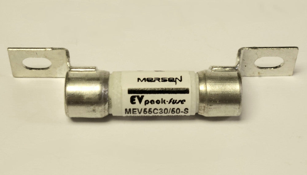 MERSEN MEV55C30 50-S 550 VDC 30 AMP 50 AMP EV PACK Bolt In Fuse IR=20kA EVPACK