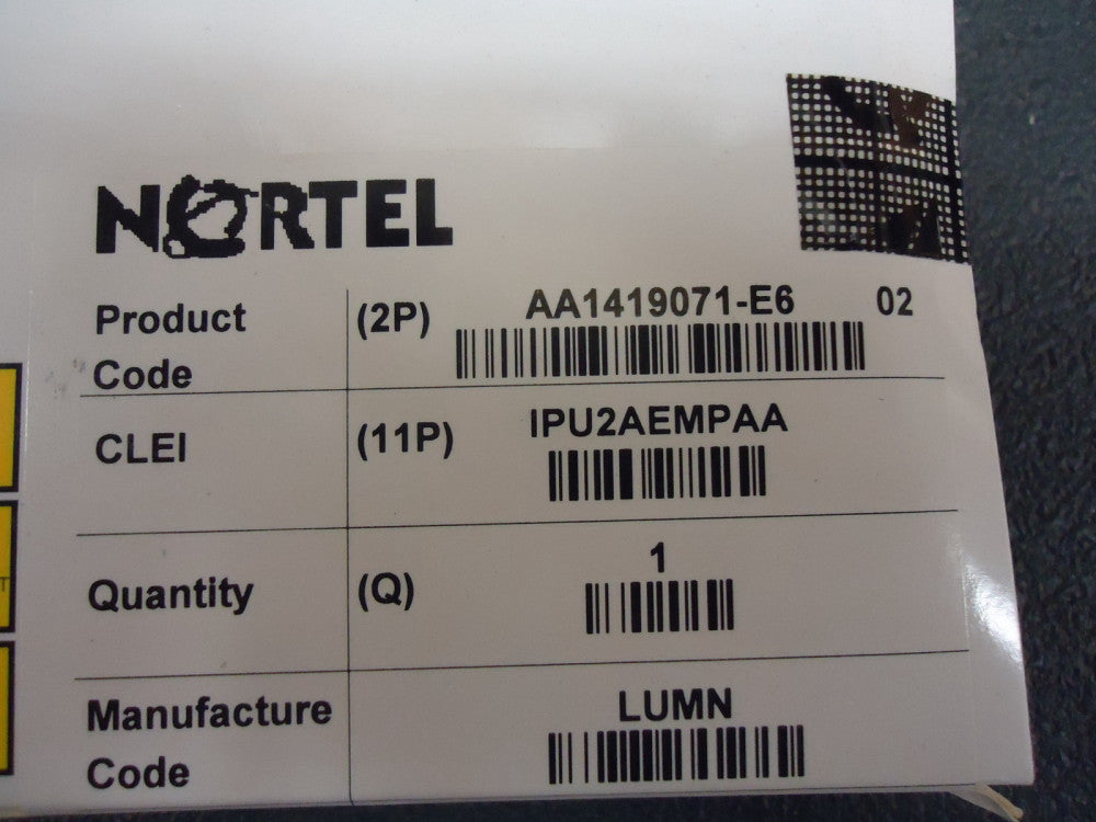 AA1419071-E6 NORTEL NETWORKS 1-PORT 1000BASE SFF GIG ETHERNET TRXCVR BRAND NEW!