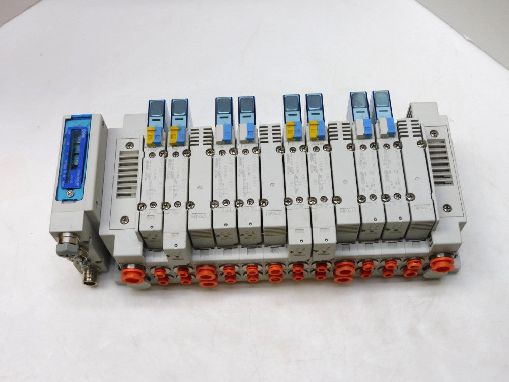 SMC SOLENOID BANK EX260-SEN1 4) SY5100T-5NZF1 3) SY5400T-5NZF1 1) SY5200T-5NZF1