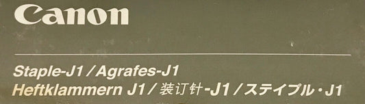 CANON STAPLE-J1 Model 6707A001 STAPLE J1 NO.502C Staples