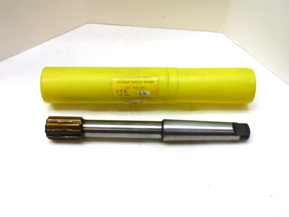DTC 1-5/16" HSS Taper Shank Chucking Reamer 11-1/2" oal