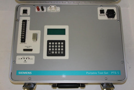 SIEMENS PTS-5 Static Trip III Overcurrent Portable Secondary Injection Test Set