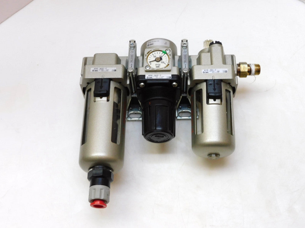 SMC AIR PRESSURE ASSEMBLY AF30-N02C-Z AR30-N02E-Z AL30-N02-Z 1/4" NPT 150PSI
