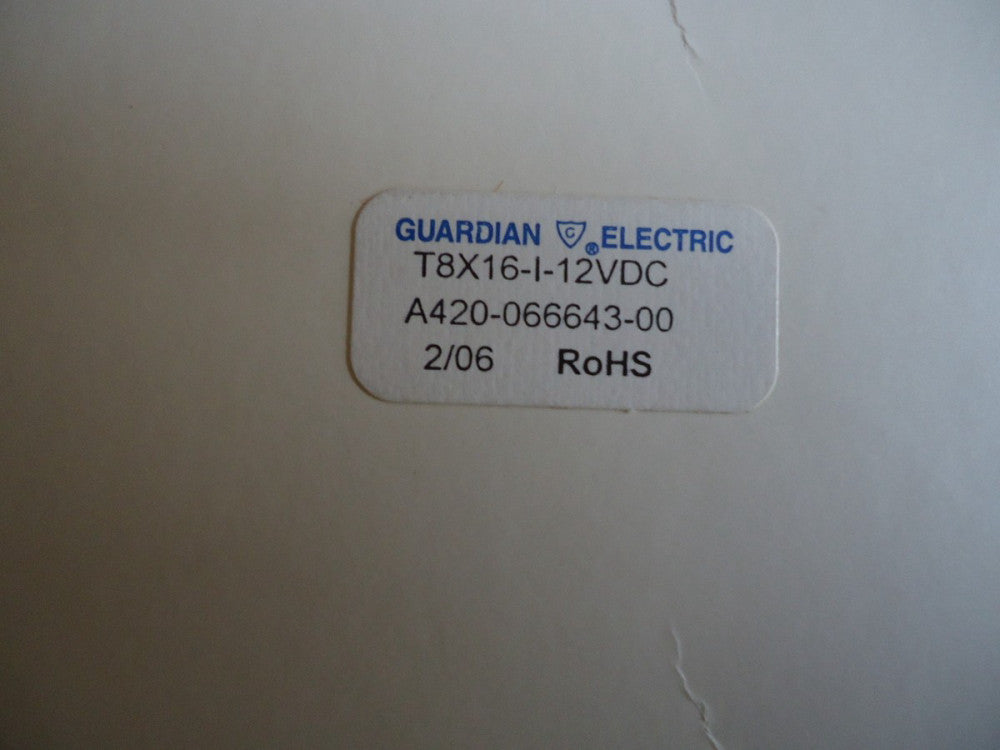 T8X16-I-12D Guardian Electric DC Tubular Solenoid Brand New!