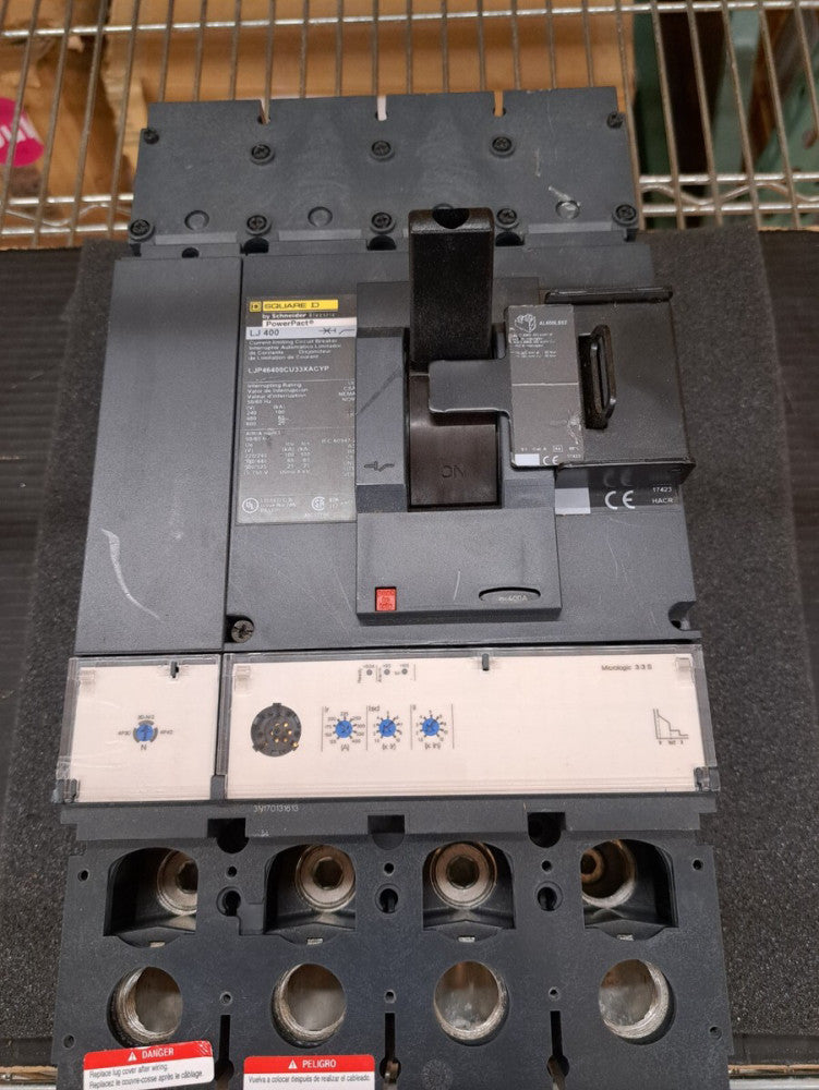 Used, Square D, LJP46400CU33XACYP, Molded Case Circuit Breaker 600V 400A