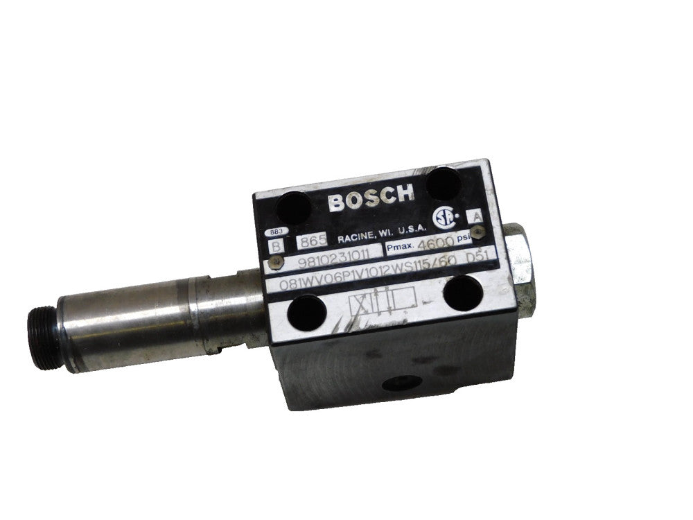 Bosch 9810231011 4600PSI Hydraulic Valve 081WV06P1V1012WS115/60 D51